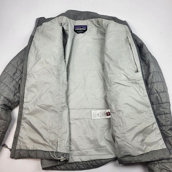 PATAGONIA Women Nano Puff Jacket Gray Primaloft 84216 Insulated Outdoors M READ - Picture 15 of 16